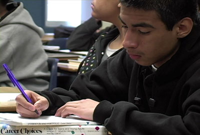 Student with Career Choices books